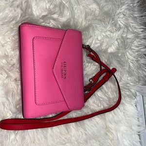 Guess hot pink crossover